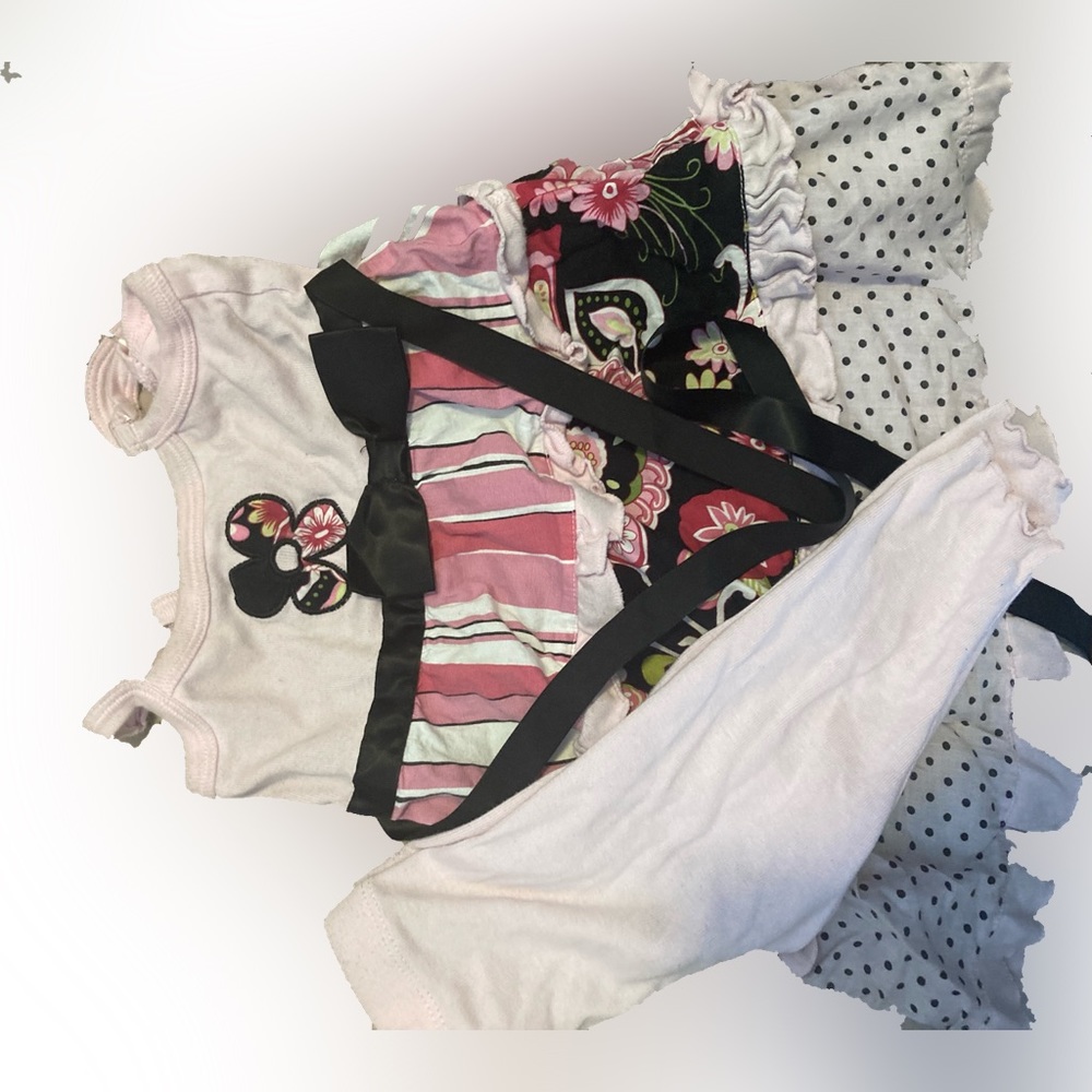 Flower dress with leggings